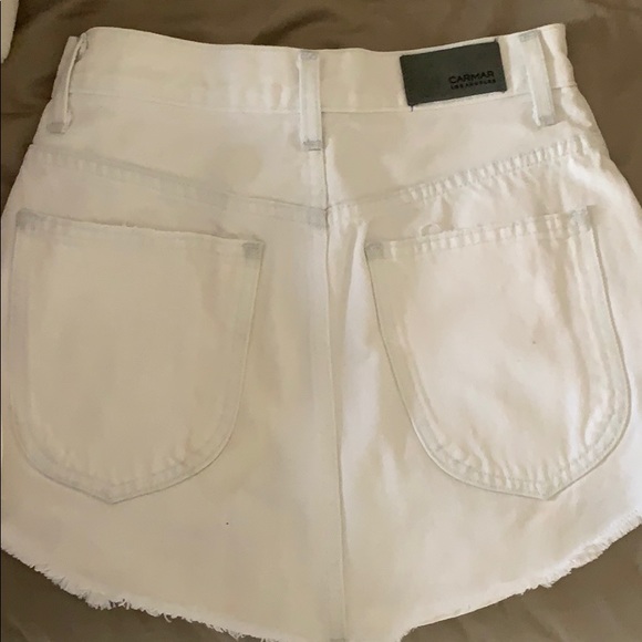 White Carmar Denim Zip Up Jean skirt - Picture 4 of 4